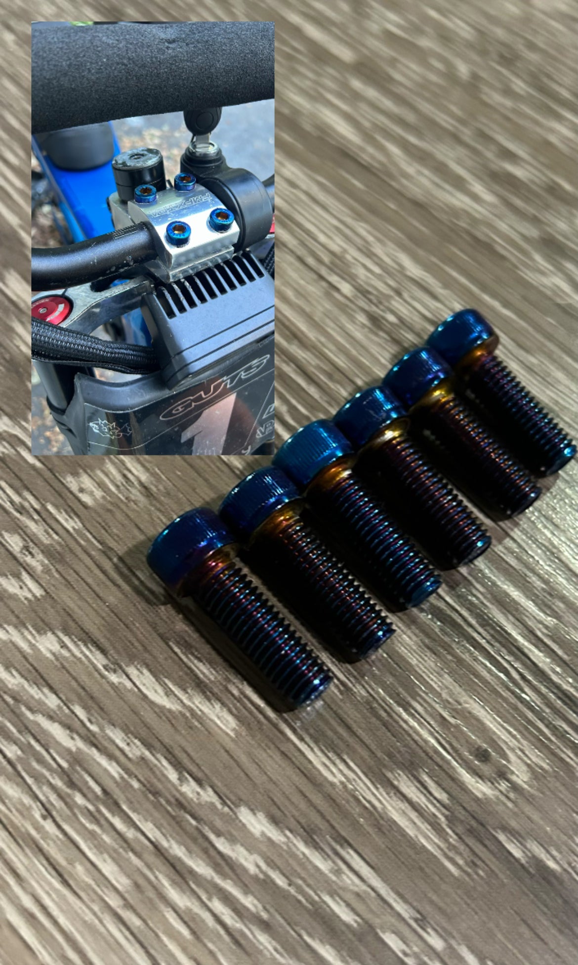 Titanium coated stem bolts(READ DISC)