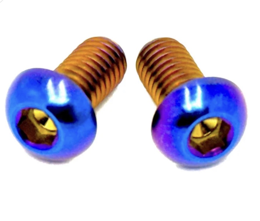 Titanium Key Ignition Cover Bolts (Set of Two) Surron, Segway, Talaria MX3/4/5 And ETC