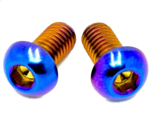 Titanium Motor Shaft Cover Bolts (Set of Two) Surron, Talaria, Segway, 79 Bike