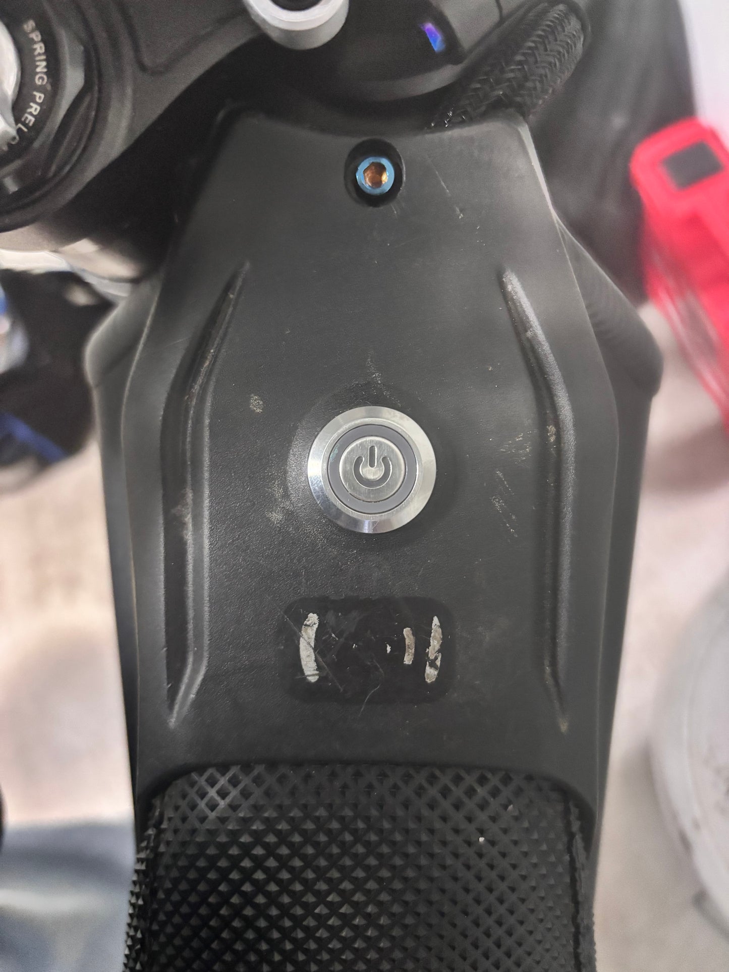 Talaria X3 key ignition titanium bolts