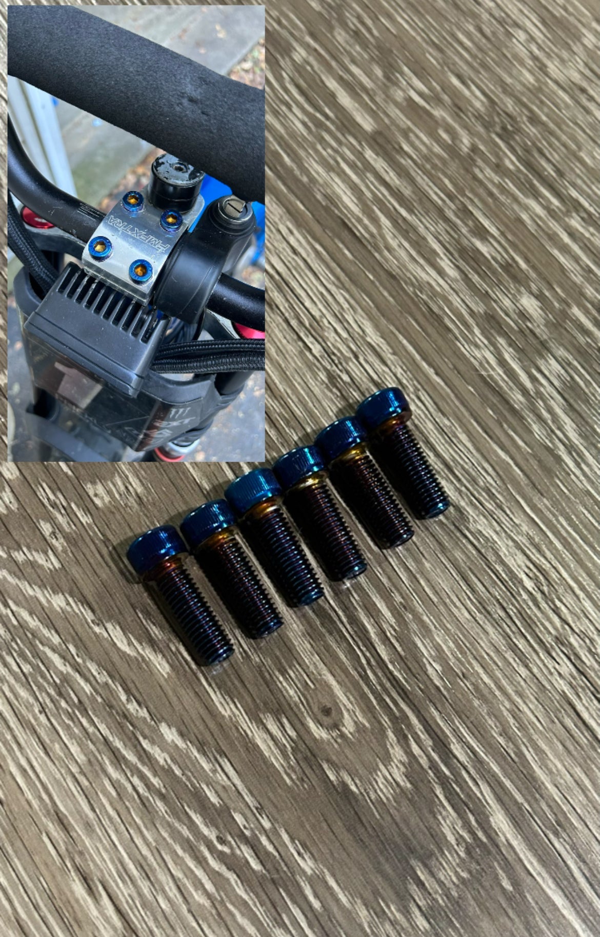 Titanium coated stem bolts(READ DISC)