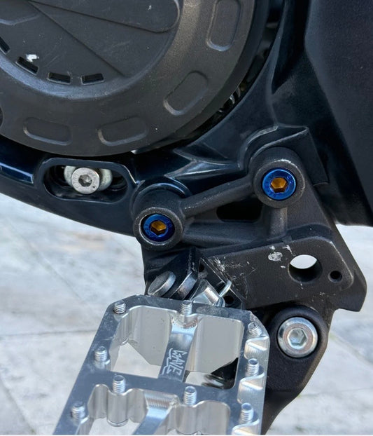 Titanium Peg Bracket Bolts - Surron, Talaria, E-Ride (Set of 4)