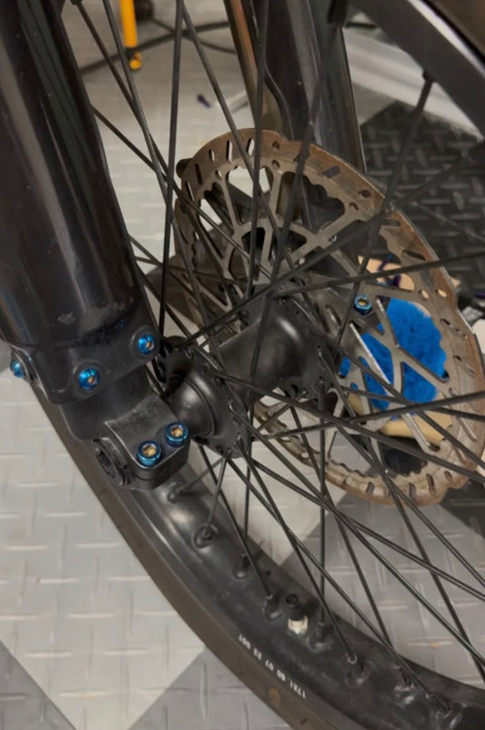 Titanium Fork Pinch Bolts (set of 4) all emoto